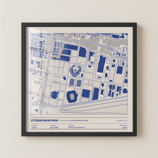 CITIZENS BANK PARK STADIUM Aerial - Detailed