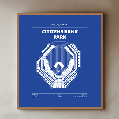CITIZENS BANK PARK STADIUM Signature - Detailed