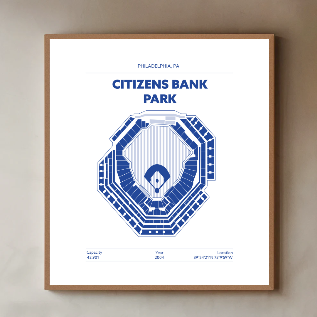 CITIZENS BANK PARK STADIUM Signature - Minimal