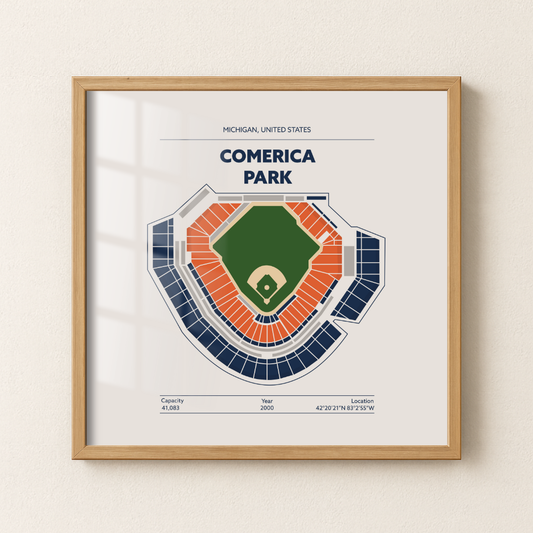 Comerica Park - Signature Minimal