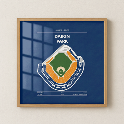 Daikin Park Stadium - Green Field Dark