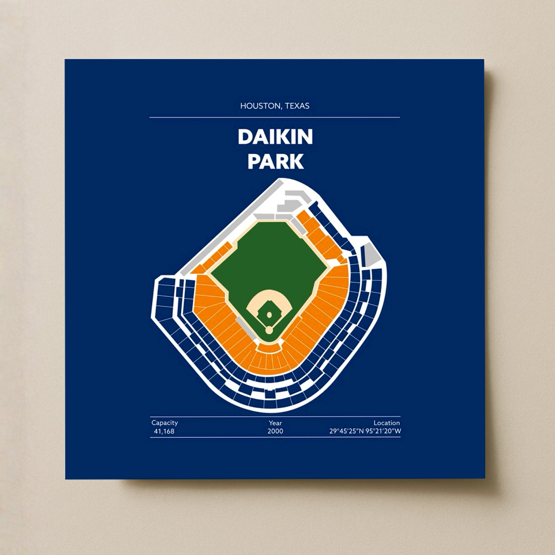 Daikin Park Stadium - Green Field Dark