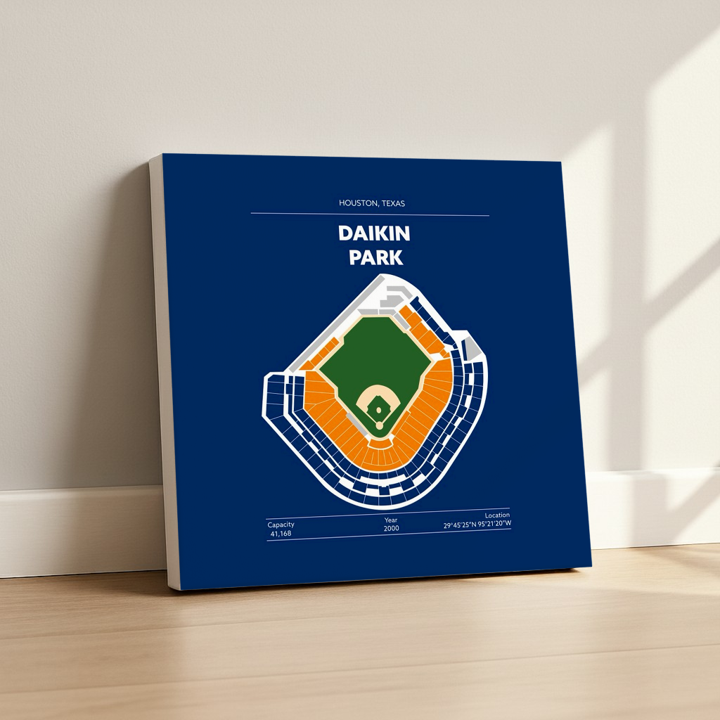 Daikin Park Stadium - Green Field Dark