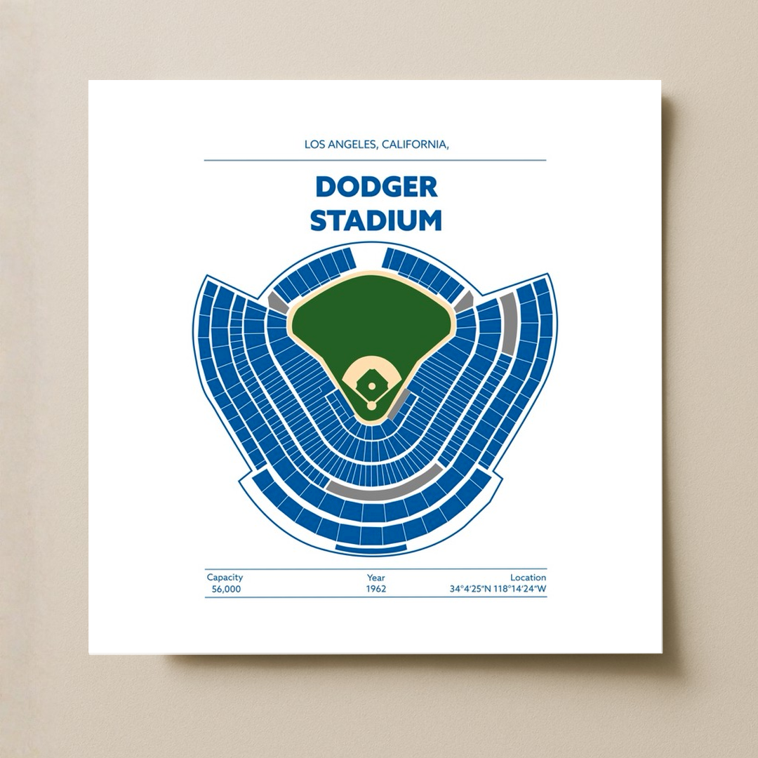 Dodger Stadium - Green Field Light