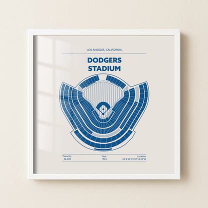 Dodgers Stadium - Signature Minimal