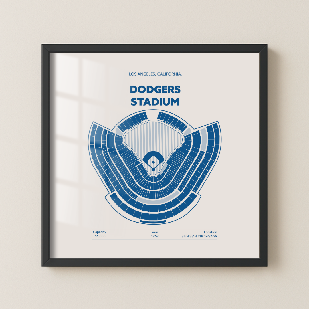 Dodgers Stadium - Signature Minimal