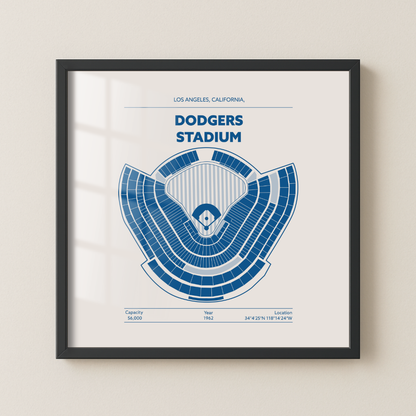 Dodgers Stadium - Signature Minimal