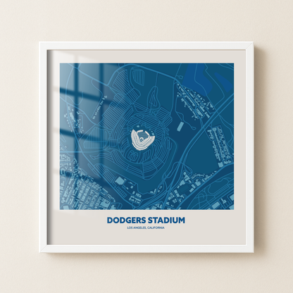 Dodgers Stadium - Aerial Minimal