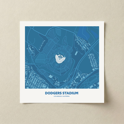 Dodgers Stadium - Aerial Minimal