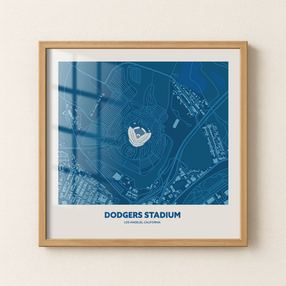 Dodgers Stadium - Aerial Minimal