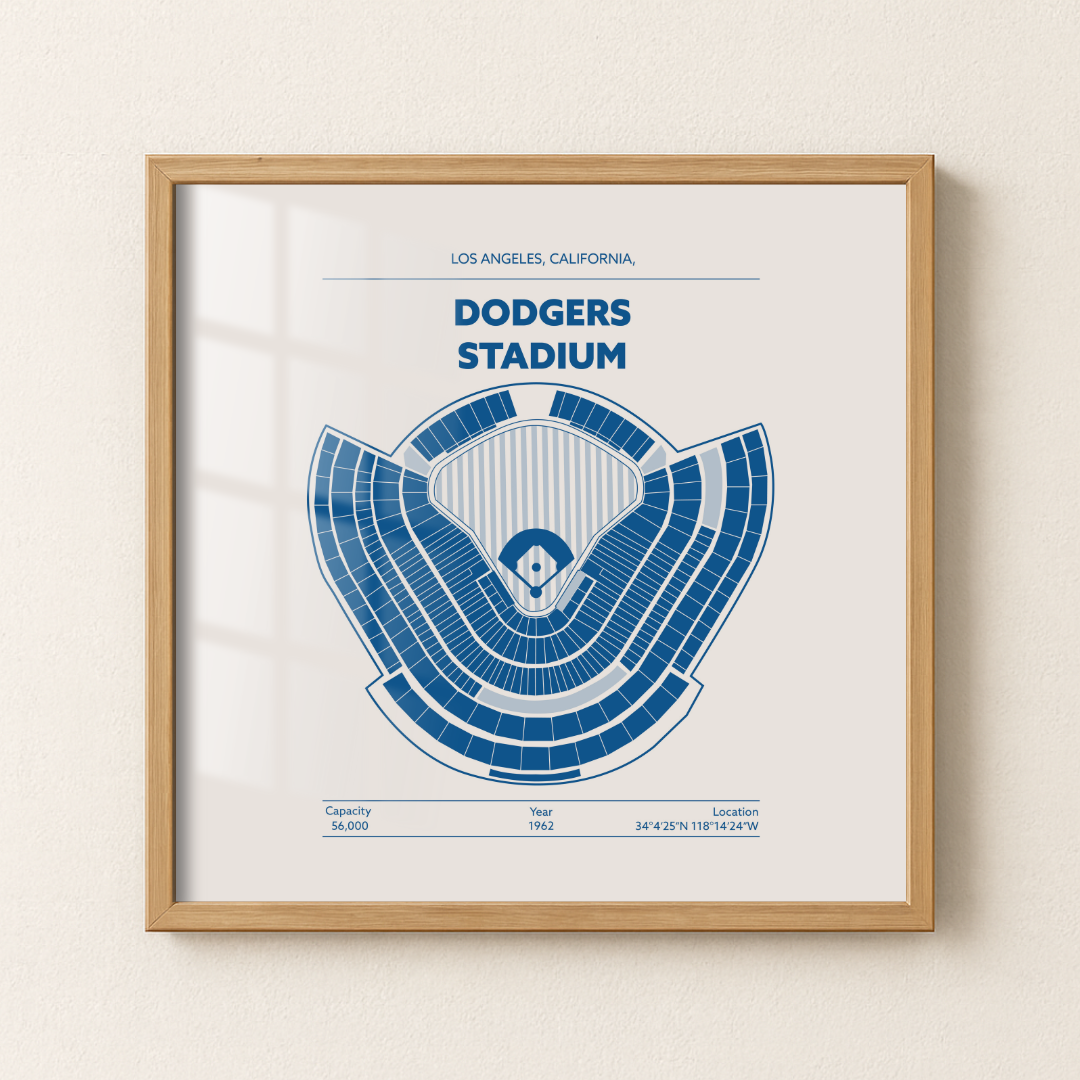 Dodgers Stadium - Signature Minimal