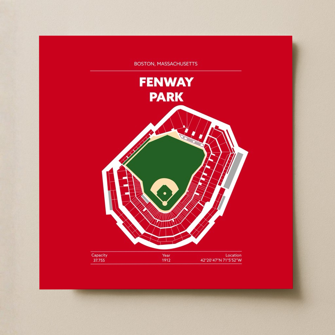 Fenway Park Stadium - Green Field Dark