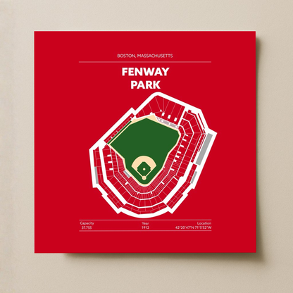 Fenway Park Stadium - Green Field Dark