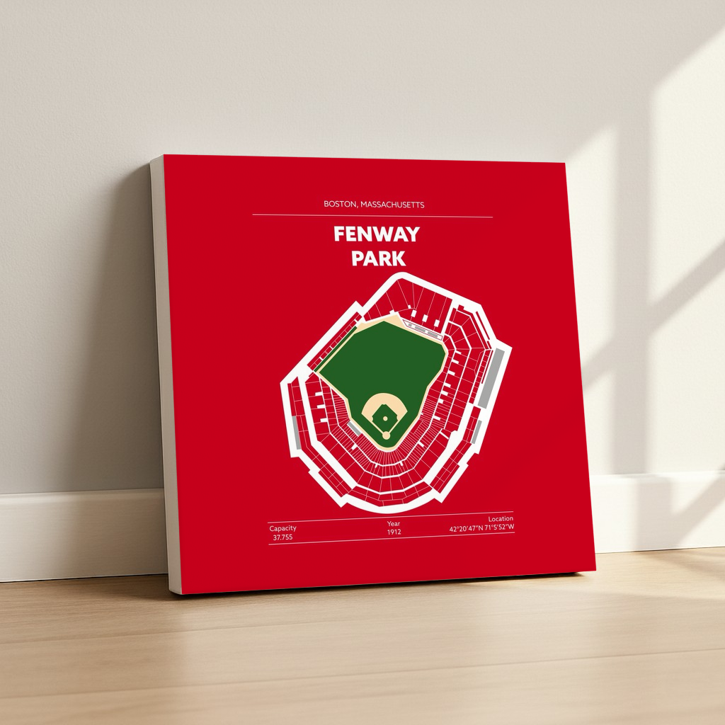 Fenway Park Stadium - Green Field Dark