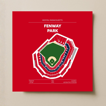 Fenway Park Stadium - Green Field Dark v2