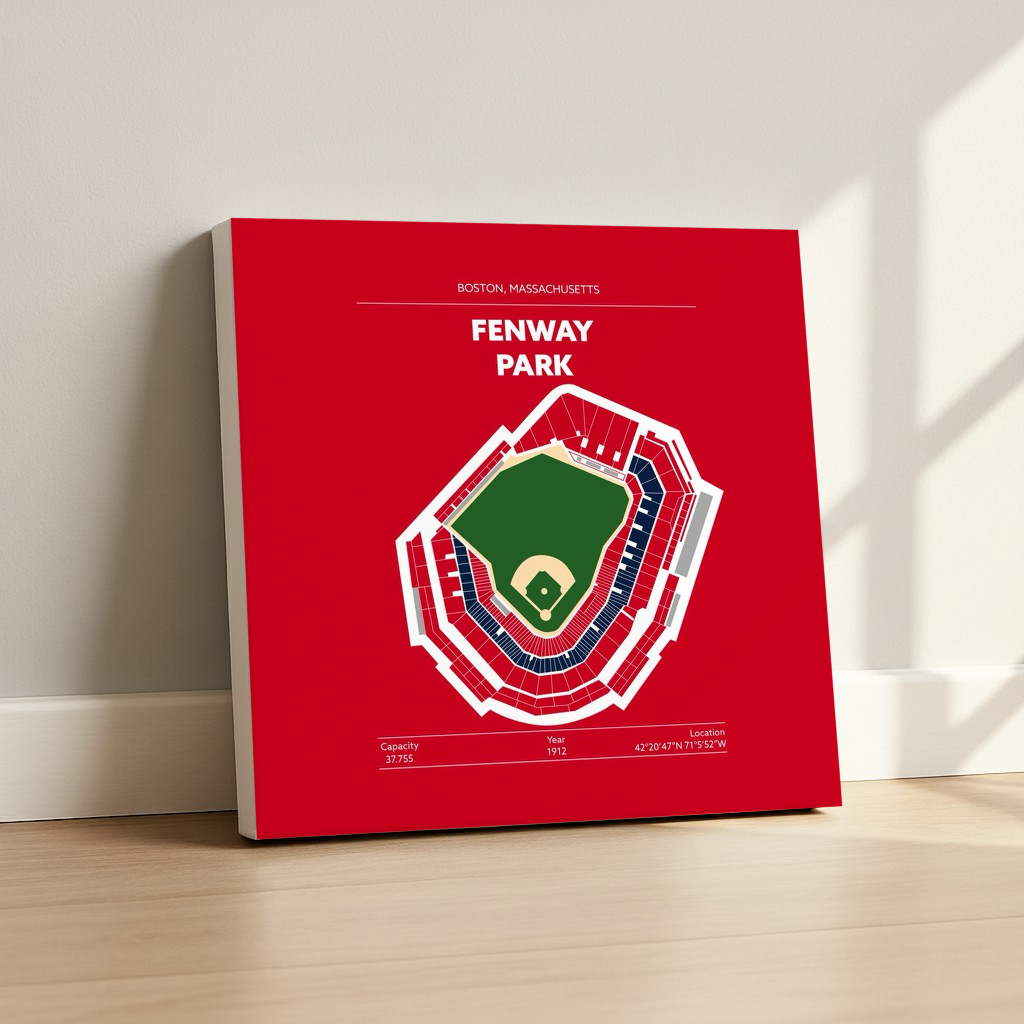 Fenway Park Stadium - Green Field Dark v2