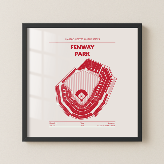 FENWAY PARK STADIUM Signature - Minimal
