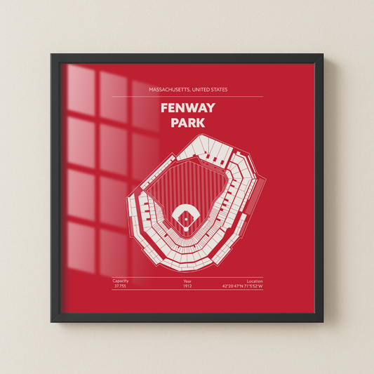 FENWAY PARK STADIUM Signature - Detailed