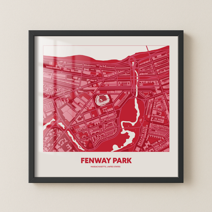 Fenway Park Stadium - Aerial Minimal