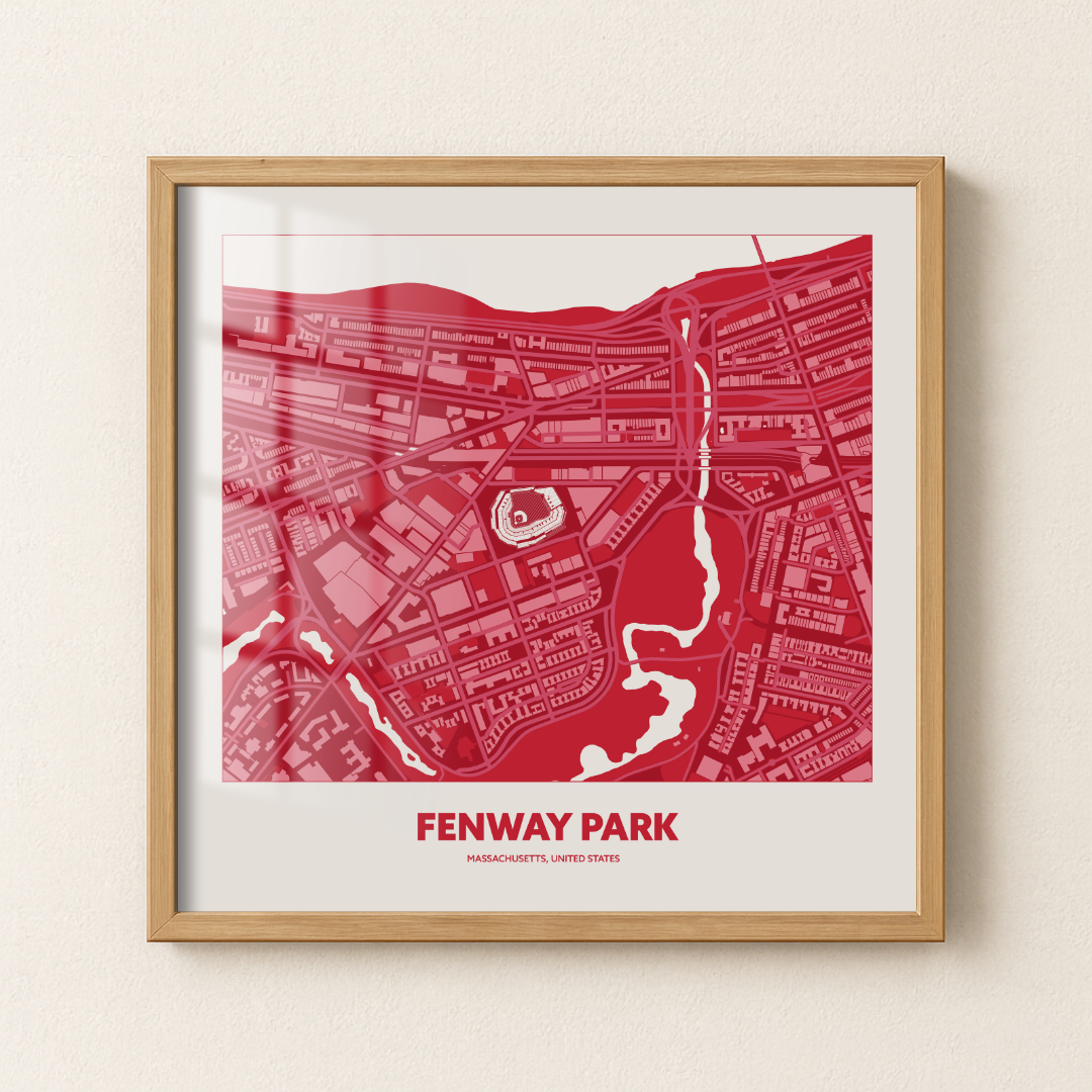 Fenway Park Stadium - Aerial Minimal