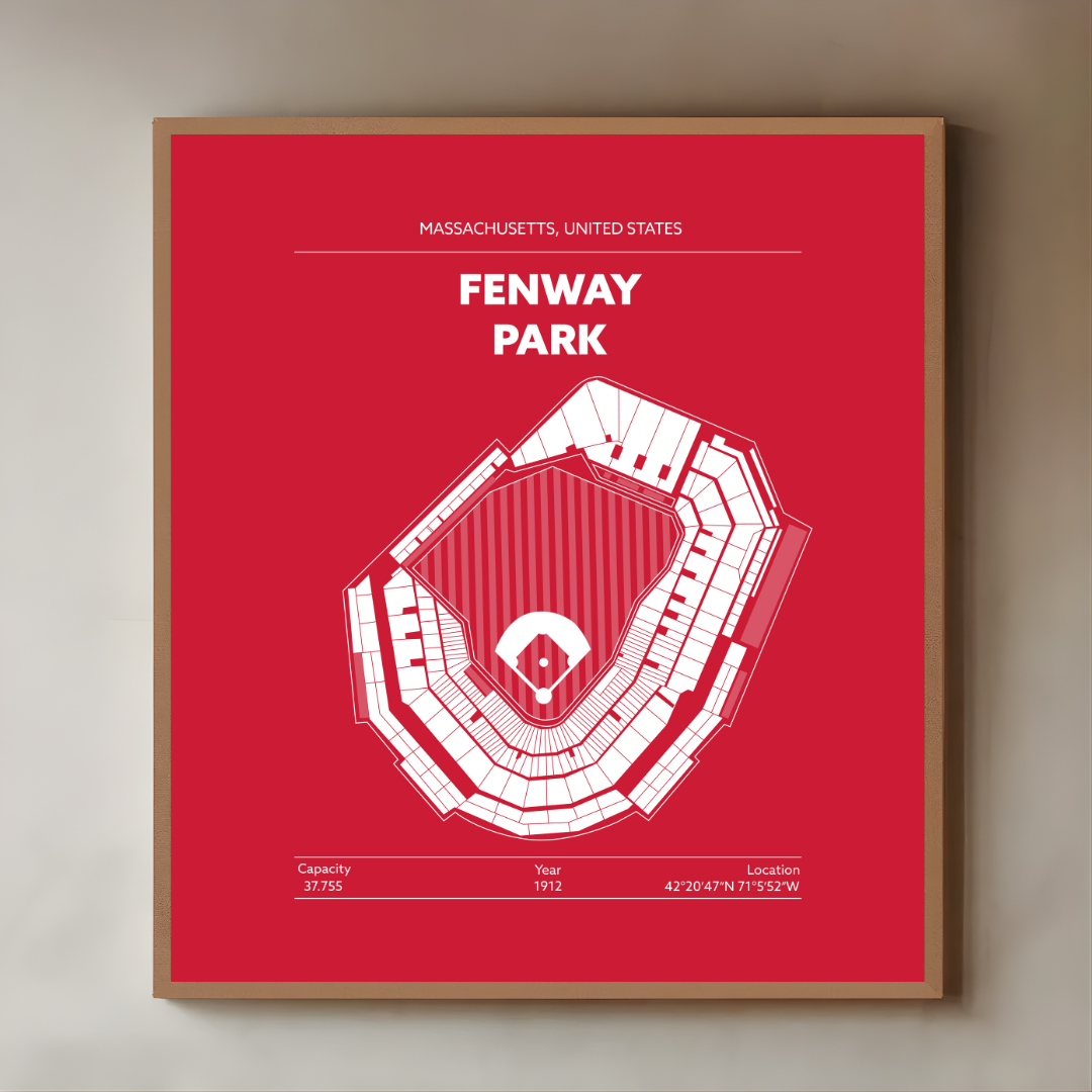 FENWAY PARK STADIUM Signature - Detailed