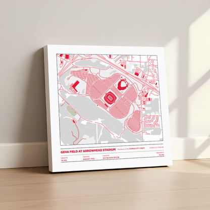 Geha Field at Arrowhead Soccer Stadium - City Map Light