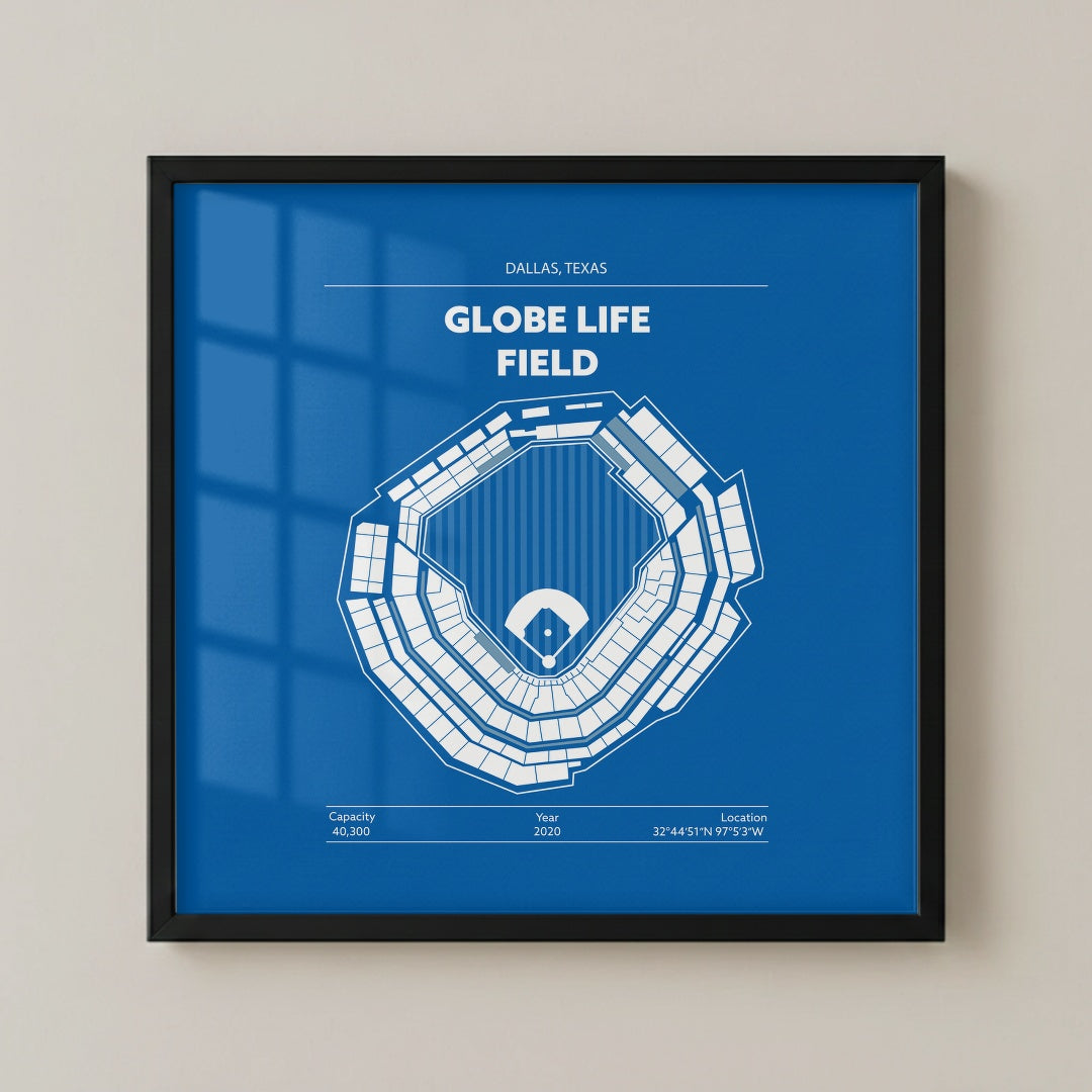 Globe Life Field Stadium - Classic Dark