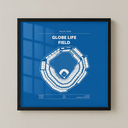 Globe Life Field Stadium - Classic Dark