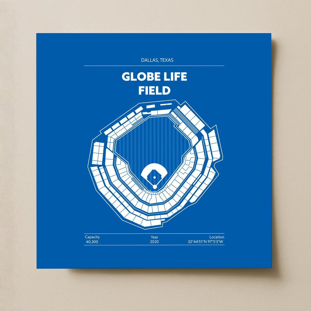 Globe Life Field Stadium - Classic Dark