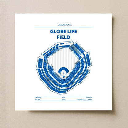 Globe Life Field Stadium - Classic Light