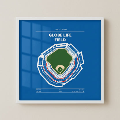 Globe Life Field Stadium - Green Field Dark