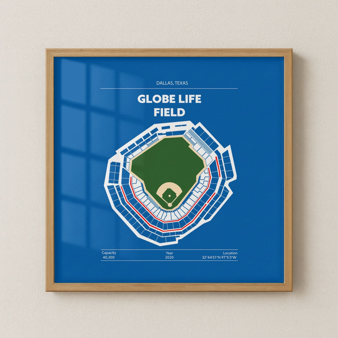 Globe Life Field Stadium - Green Field Dark