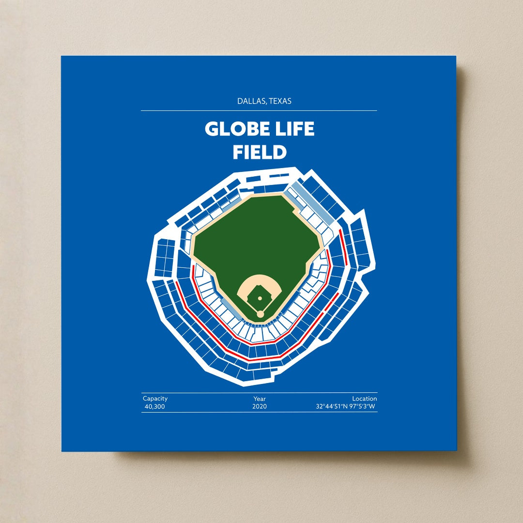 Globe Life Field Stadium - Green Field Dark