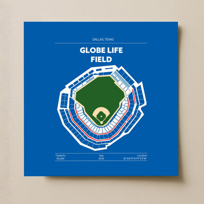 Globe Life Field Stadium - Green Field Dark