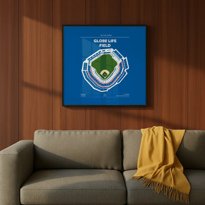 Globe Life Field Stadium - Green Field Dark