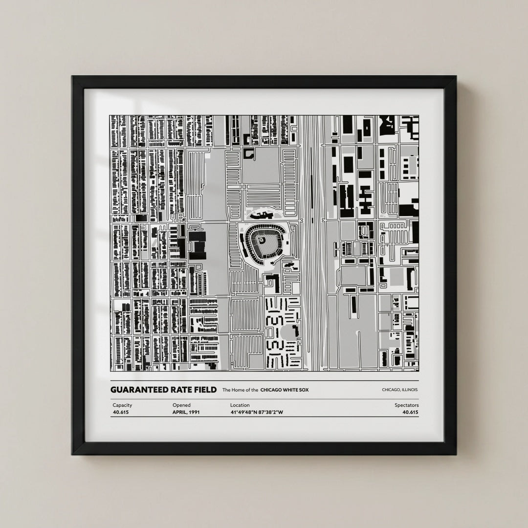 Guaranteed Rate Field - City Map Light