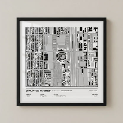 Guaranteed Rate Field - City Map Light
