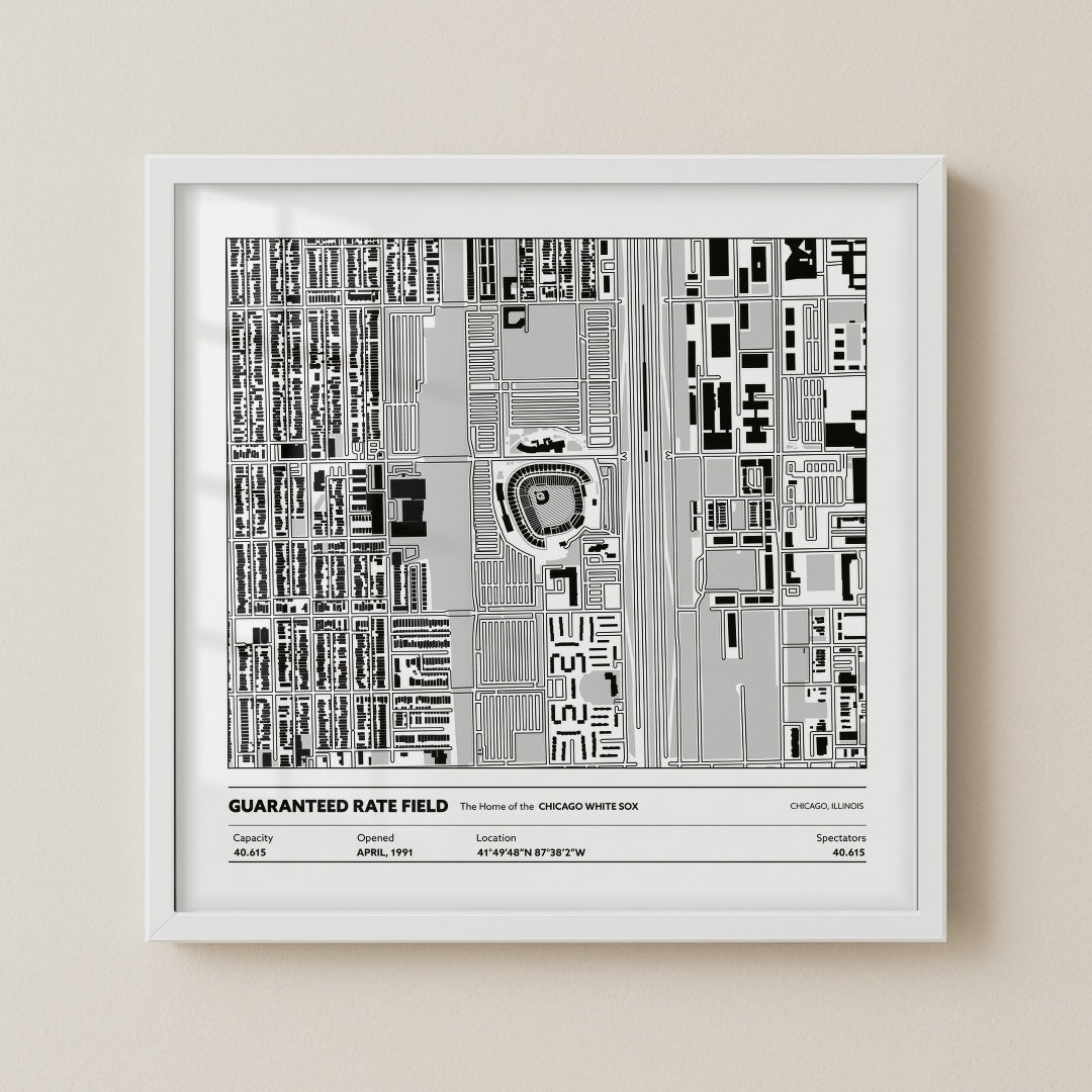 Guaranteed Rate Field - City Map Light
