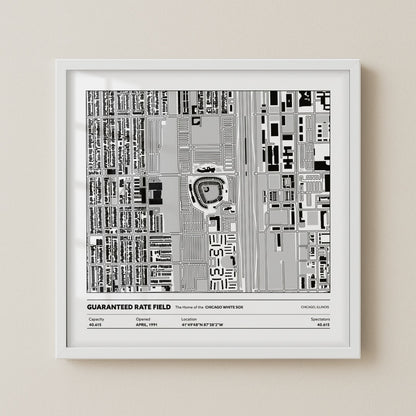 Guaranteed Rate Field - City Map Light