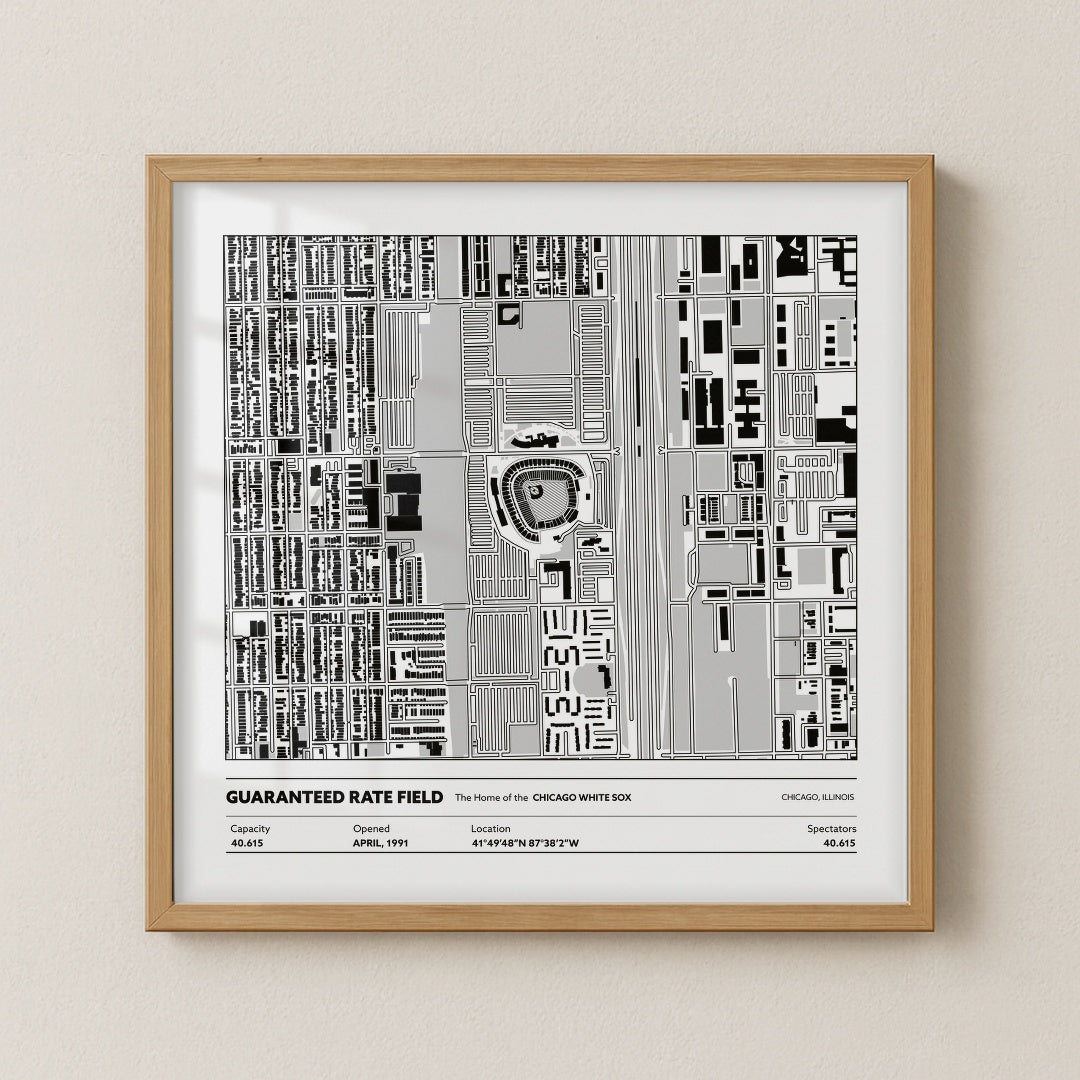 Guaranteed Rate Field - City Map Light