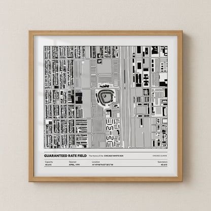 Guaranteed Rate Field - City Map Light