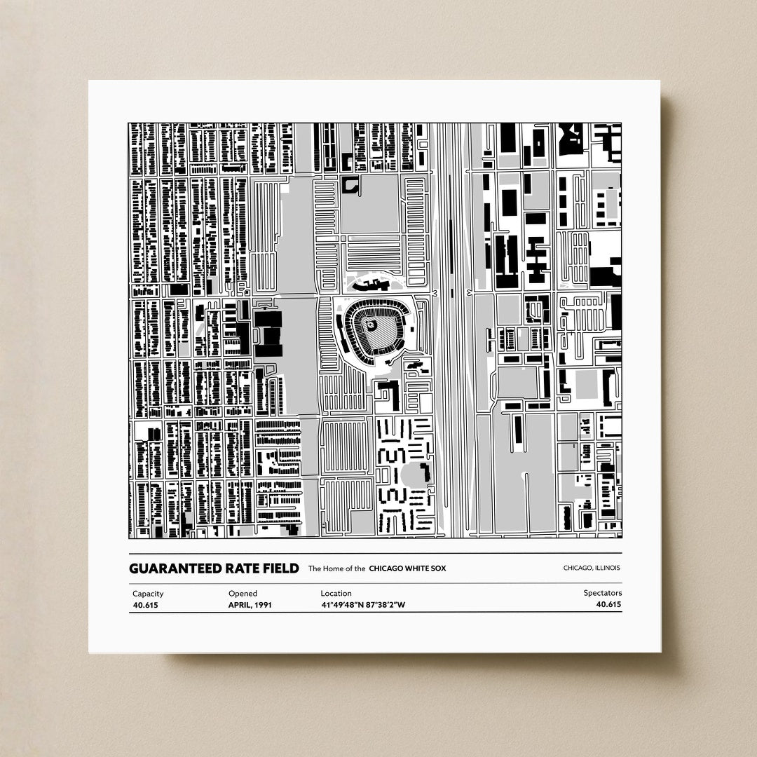 Guaranteed Rate Field - City Map Light