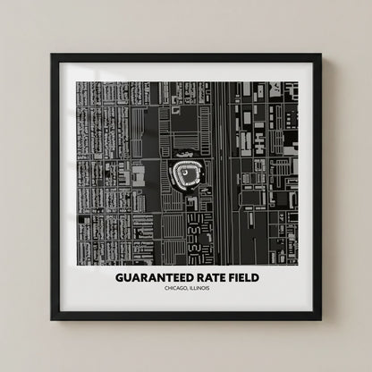 Guaranteed Rate Field - City Map Dark