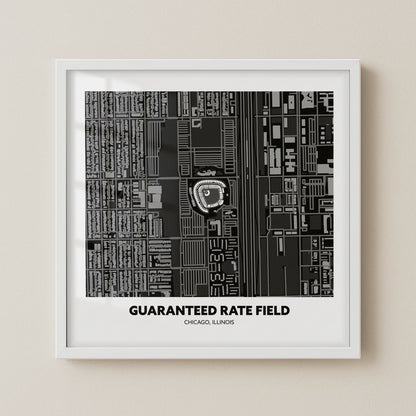 Guaranteed Rate Field - City Map Dark