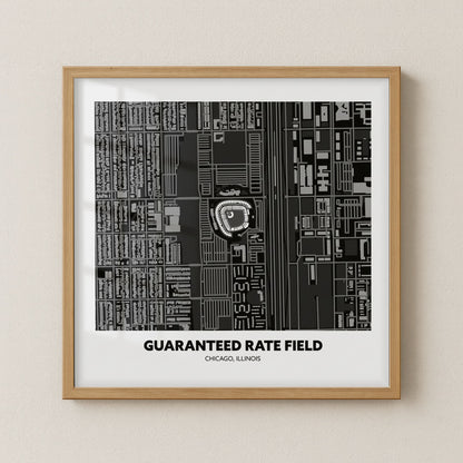 Guaranteed Rate Field - City Map Dark
