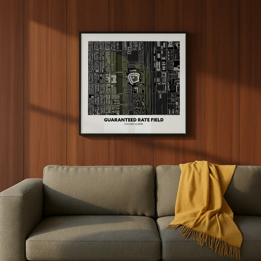 Guaranteed Rate Field - City Map Dark