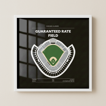 Guaranteed Rate Field Stadium - Green Field Dark