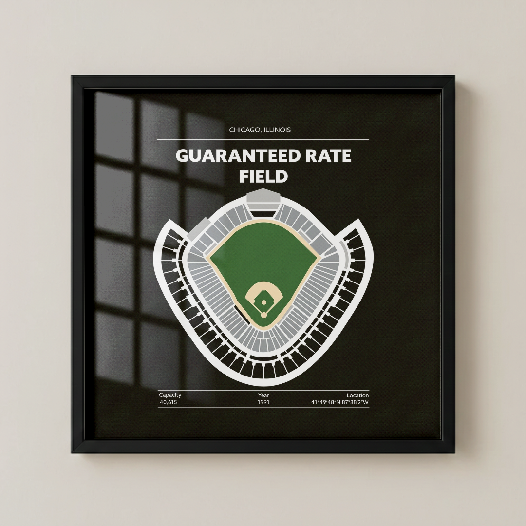 Guaranteed Rate Field Stadium - Green Field Dark