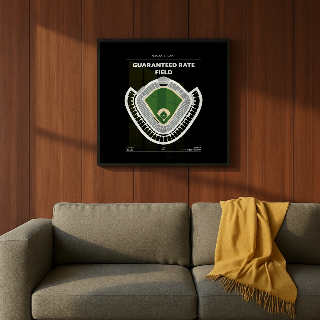Guaranteed Rate Field Stadium - Green Field Dark