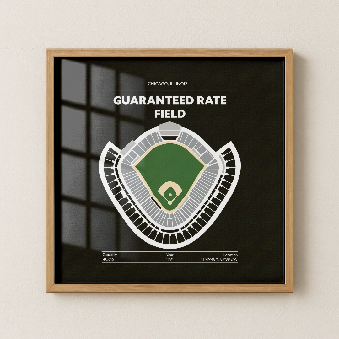 Guaranteed Rate Field Stadium - Green Field Dark